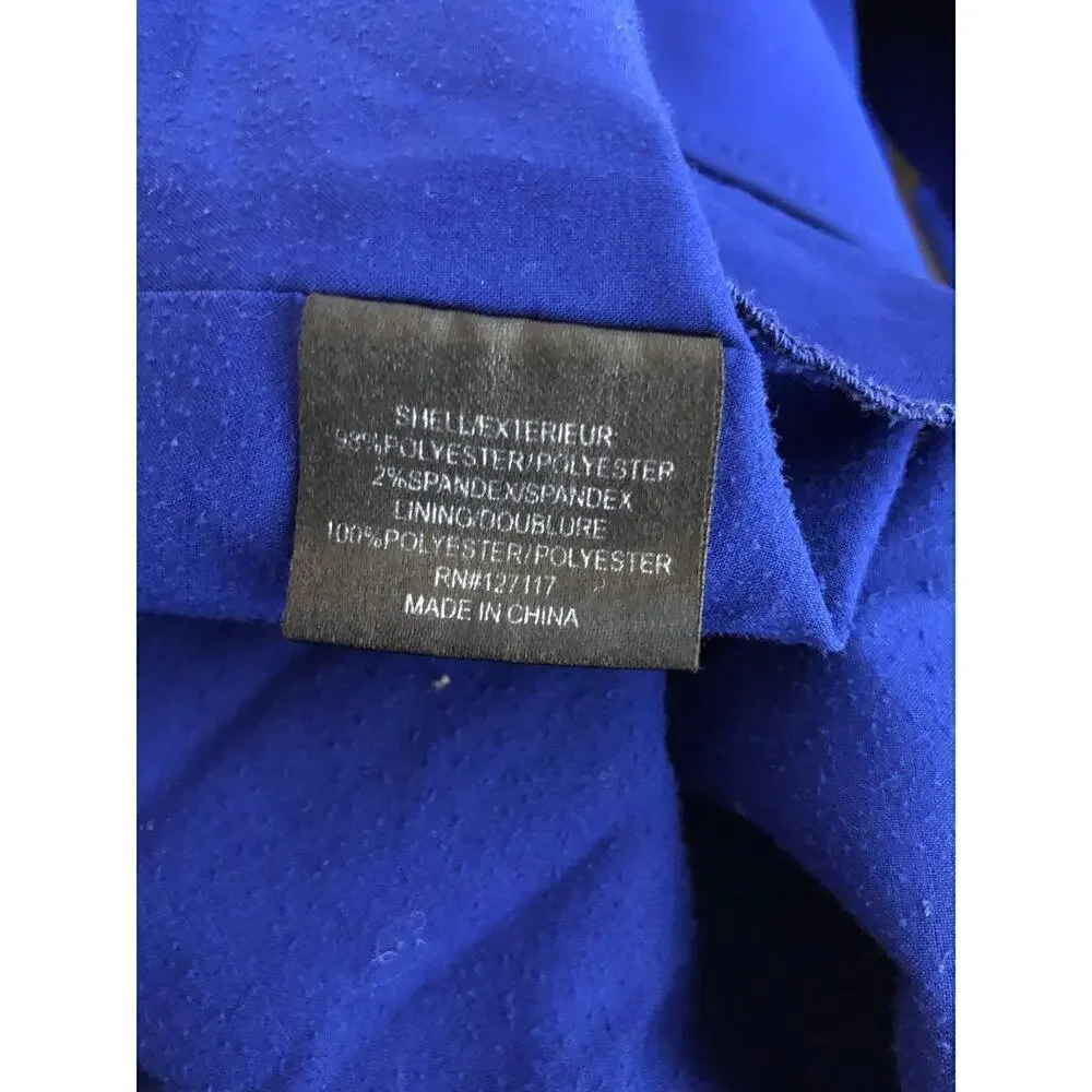 Badgley Mischka Gown Sweetheart Cobalt Blue L